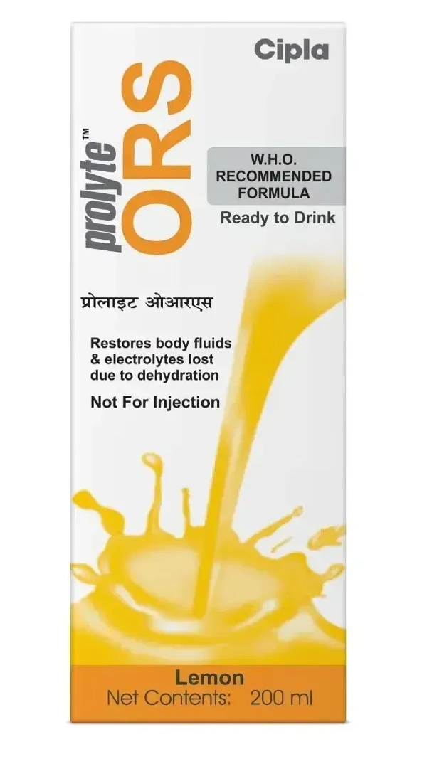 Prolyte ORS Lemon Flavour Energy Drink, 200ml