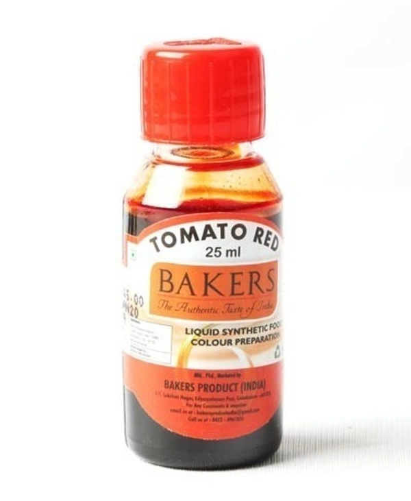 Bakers Tomato Red Syntehtic Food colour 500ml