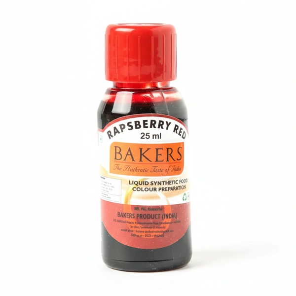 Bakers Raspberry Red Syntehtic Food colour 25ml