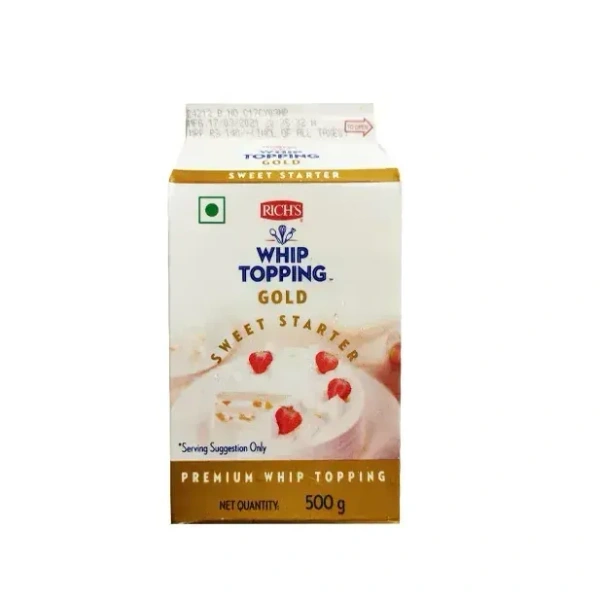  Rich Whip Topping Gold Cream 500g