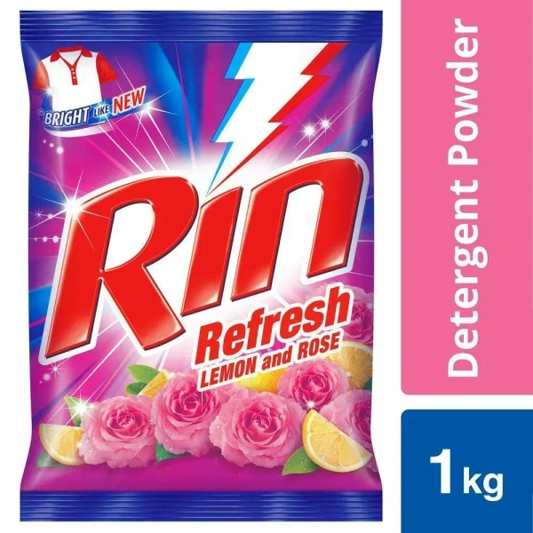 Rin Detergent Powder Refresh Lemon and Rose, 1 kg