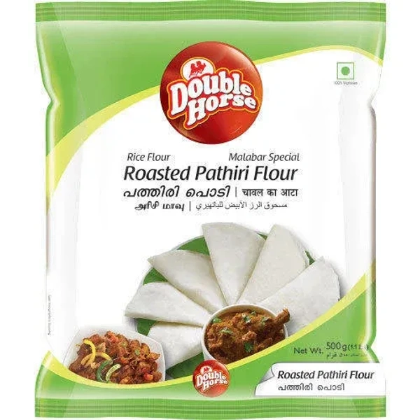Double Horse Roasted Pathiri Flour, 500g