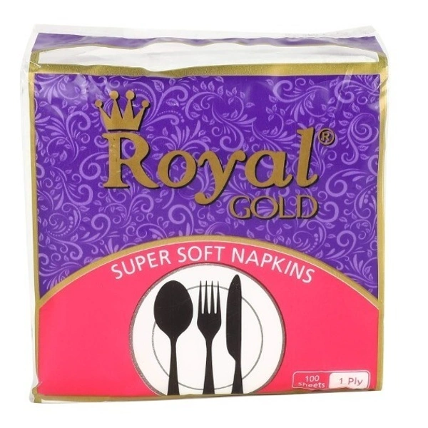 Royal Toilet Paper Gold Super Soft Napkins, 100 pulls