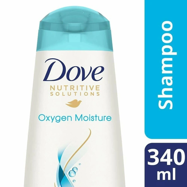 Dove Oxygen Moisture Shampoo For Flat Thin Hair, 340ml