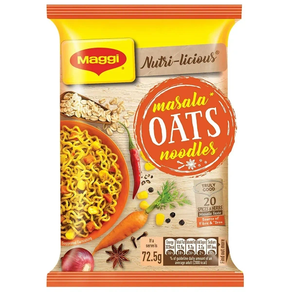 Maggi Noodles Masala Oats, 140g