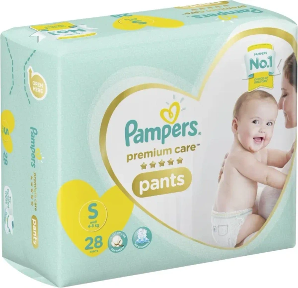Pampers Premium Care Pants Small (28 Pants), 28 pants