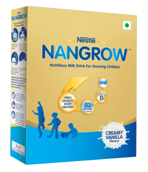 Nestle Nangrow Nutritious Milk drink for growing children Vanilla Flavor, 400g