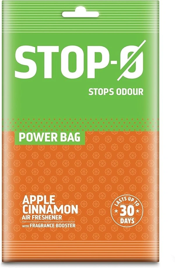 Stop - O Apple Cinamon Air Freshner Power Bag, 10g