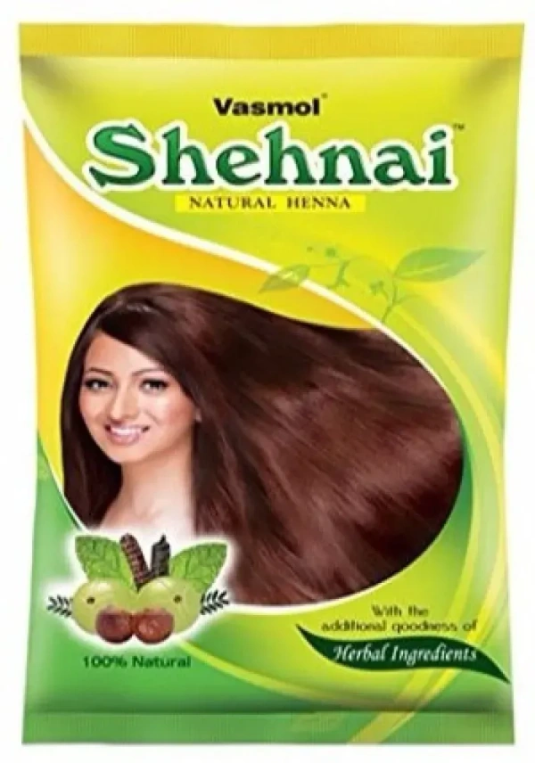 Vasmol Shehnai Natural Henna Powder, 200g