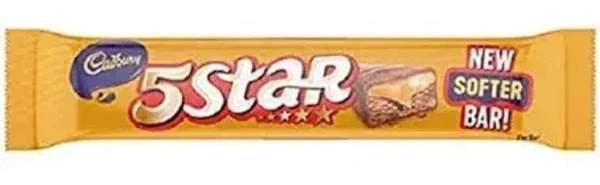 Cadbury 5 Star New Softer Bar, 25g
