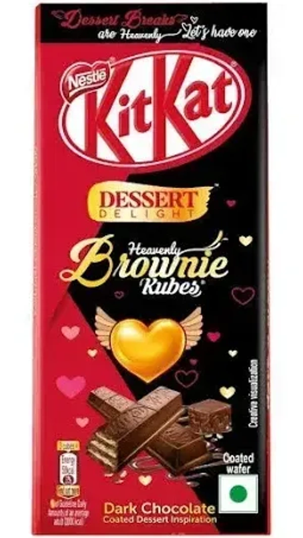 Nestle Kitkat Dessert Delight Heavenly Brownie Kubes, 50g
