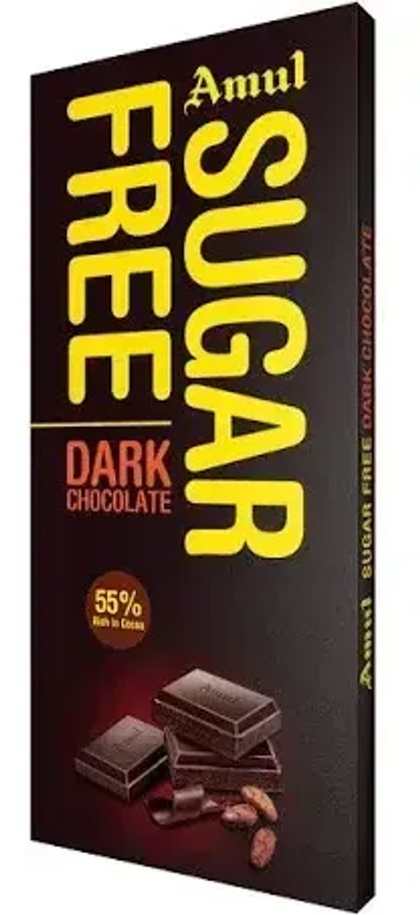 Amul Sugar Free Dark Chocolate, 150g