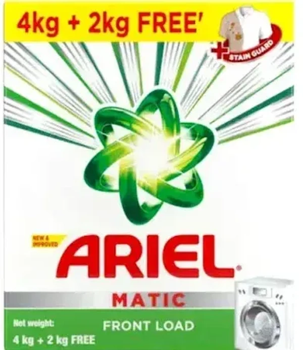 Ariel Matic Front Load Detergent Washing Powder, 6 kg
