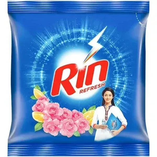 Rin Refresh Lemon and Rose Detergent Powder, 500g