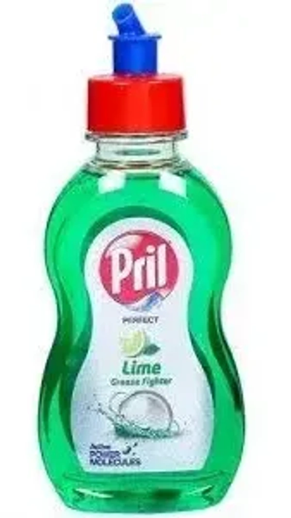 Pril Dishwash Lime Grease Fighter Liquid Refill Pack Perfect Active Power, 155ml