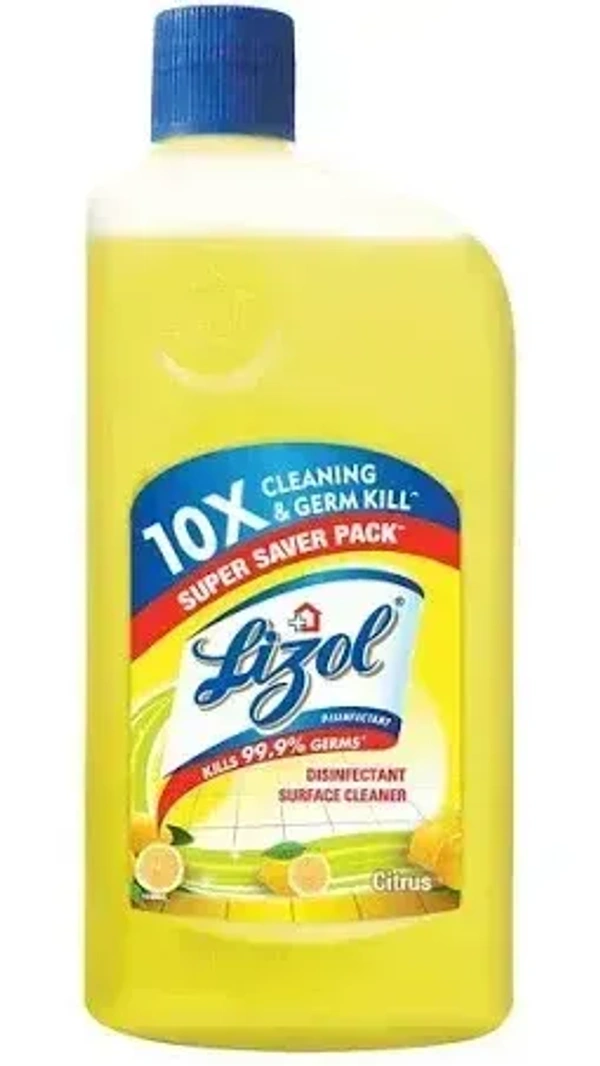 Lizol Disinfectant Surface Cleaner Lemon, 975ml