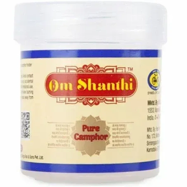 Cycle Om Shanthi Pure Camphor 25N, 1 pcs