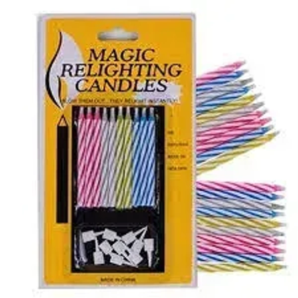 Magic Relighting Candles, 1 pcs