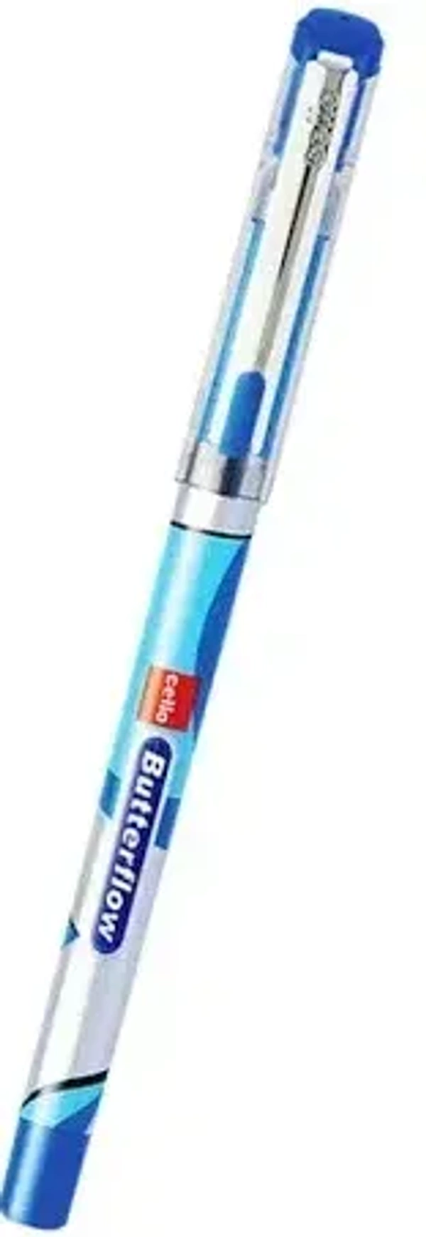 Cello Butterflow Elegance Blue Pen