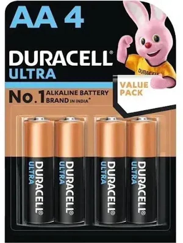 Duracell Ultra AA X 4 Battery, 1 pcs