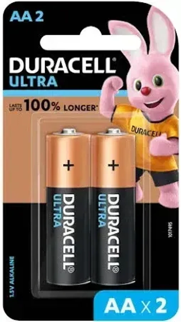 Duracell Ultra AA X 2 Battery, 1 pcs