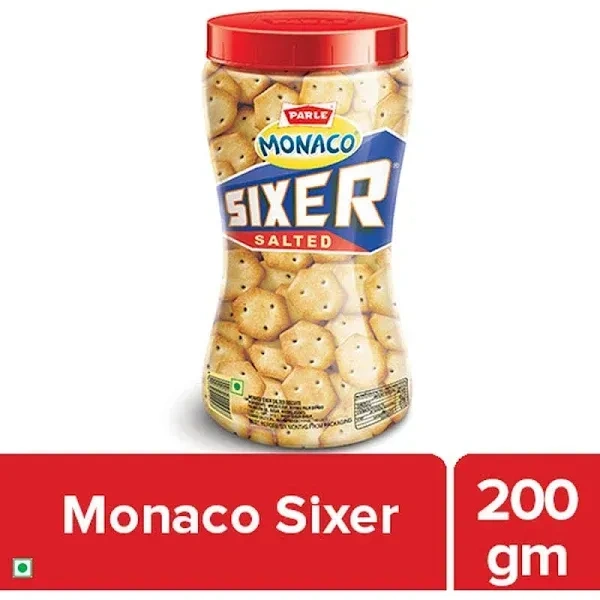 Parle Monaco Sixer Salted Biscuits 200g