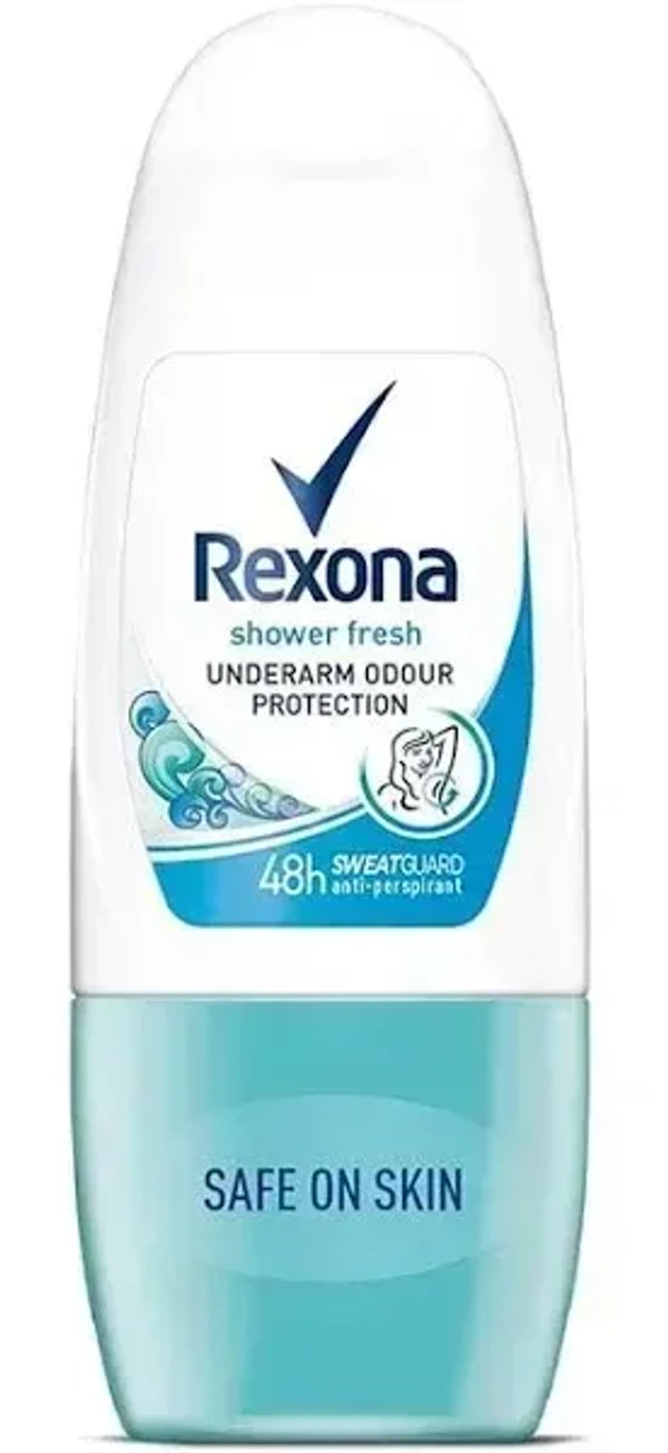 Rexona Deodorant Roll On Shower Fresh Underarm Odour Protection, 25ml