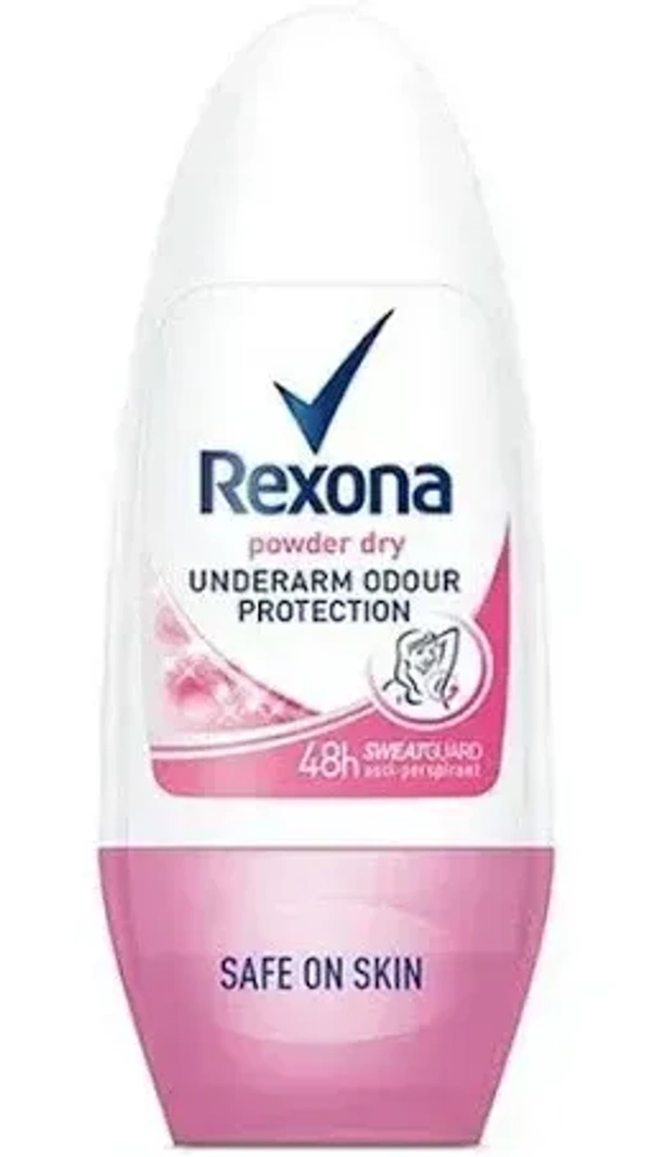 Rexona Powder Dry Underarm Odour Protection Roll On, 50ml
