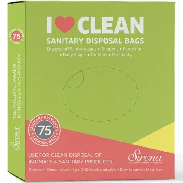 Sirona Sanitary And Diapers Disposal Bag (75 Bags), 75 bags