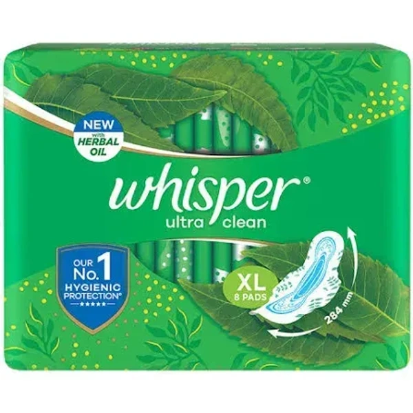 Whisper Ultra Clean X (8 Pads)