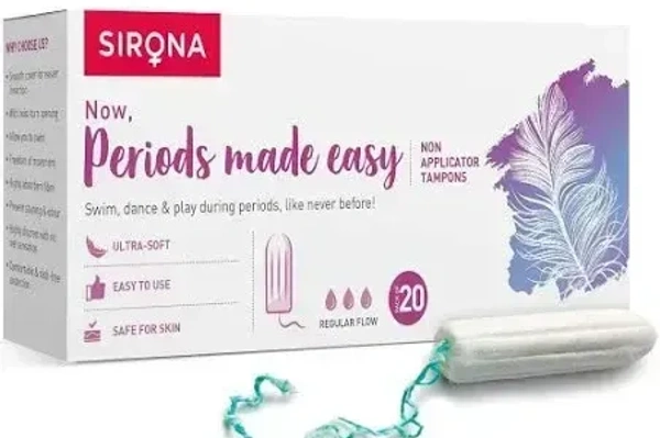 Sirona Premium Digital Tampon (Medium Flow) (20 Nos), 20 pcs