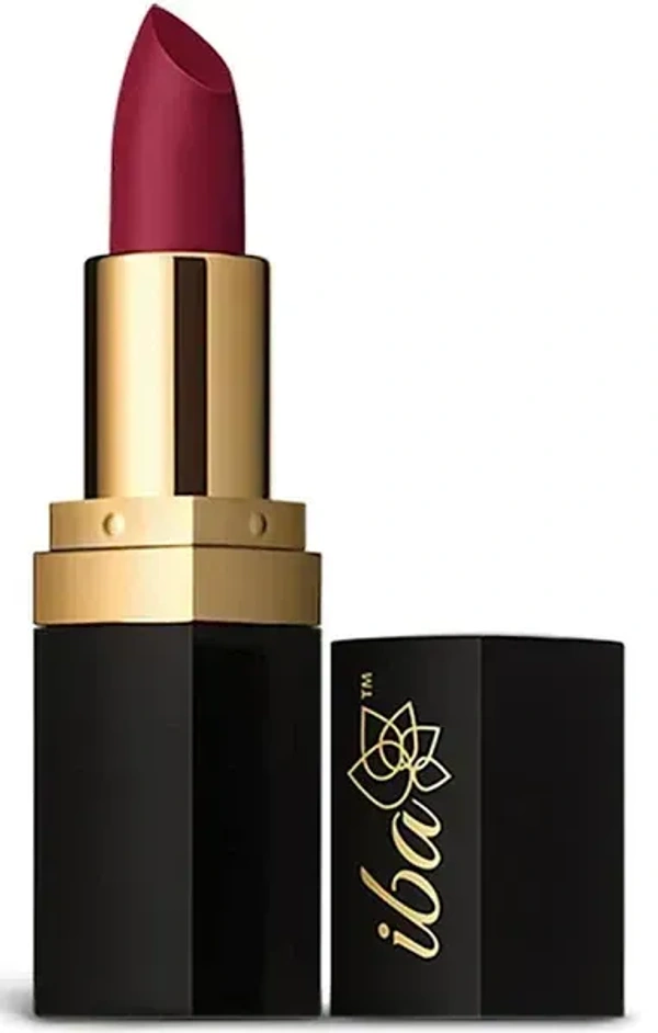 Iba PureLips Long Stay Matte Lipstick M09 Berry Punch, 4g