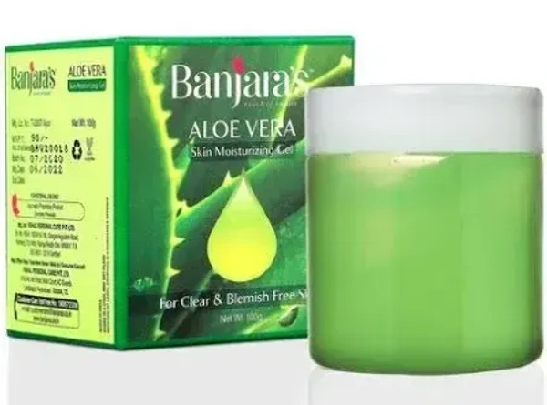 Banjara's Aloe Vera Skin Moisturizing Gel, 100g