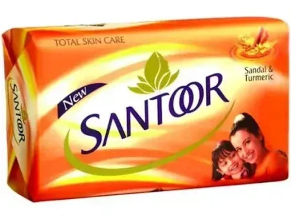 Santoor Sandal& Turmeric Soap, 150g