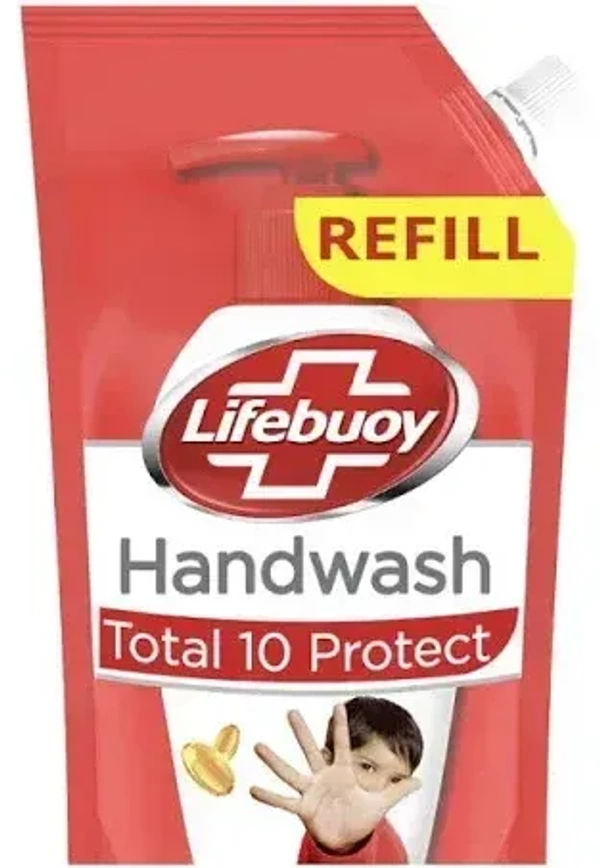Lifebuoy Total 10+ Handwash Refill Pack Buy 1x750ml Get 1 Free, 1.5L
