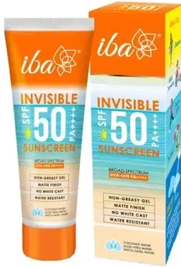 Iba Invisible Sunscreen SPF 50, 80g
