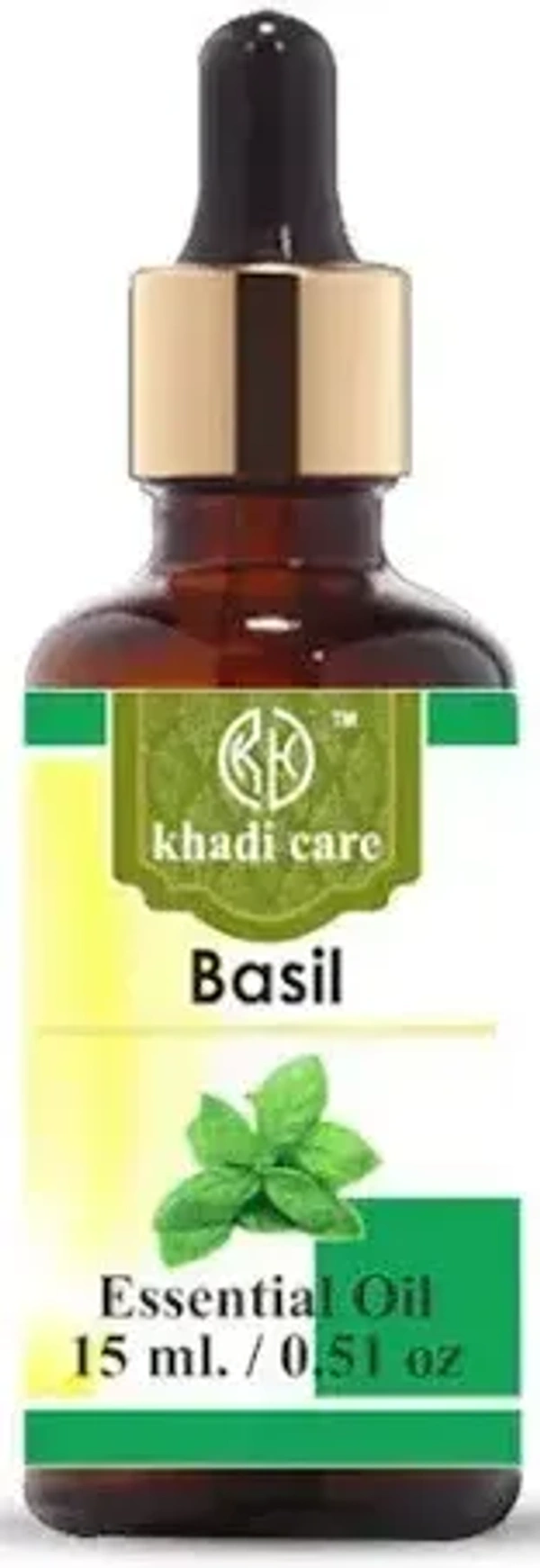 Khadi Herbal Basil Essential Oil, 15ml