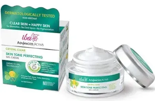 Iba Advanced Activs Crystal Clear Skin Tone Perfecting Gel Cream, 50g