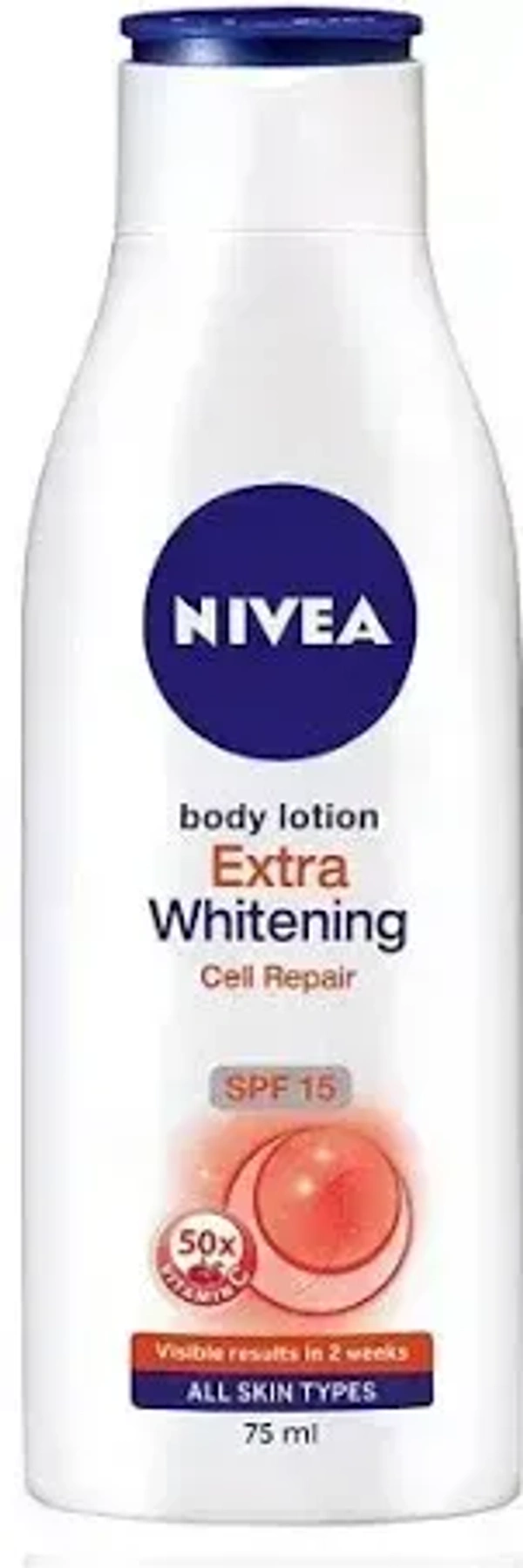 Nivea Whitening SPF 15 Body Lotion, 75ml