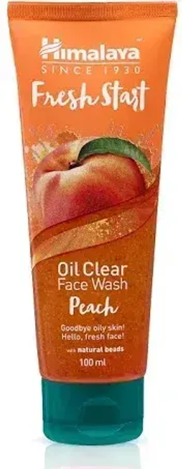 Himalaya Face Wash Oil Clear Peach, 100ml