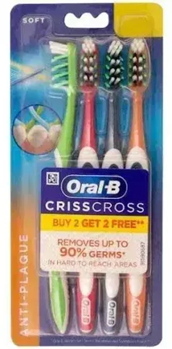 Oral - B Soft Buy 2 Get 2 Free Toothbrush
