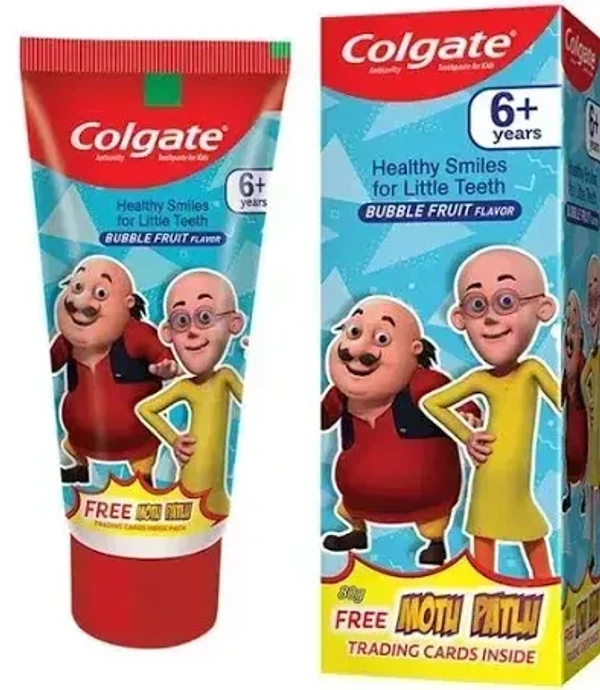 Colgate Toothpaste + Years Bubble Fruit Flavour, 80g