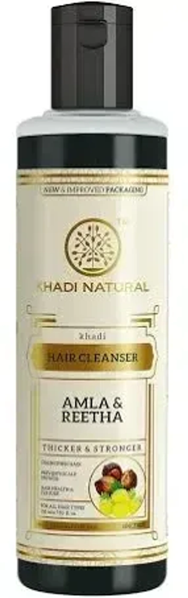 Khadi Herbal Amla and Reetha Hair Cleanser, 210ml