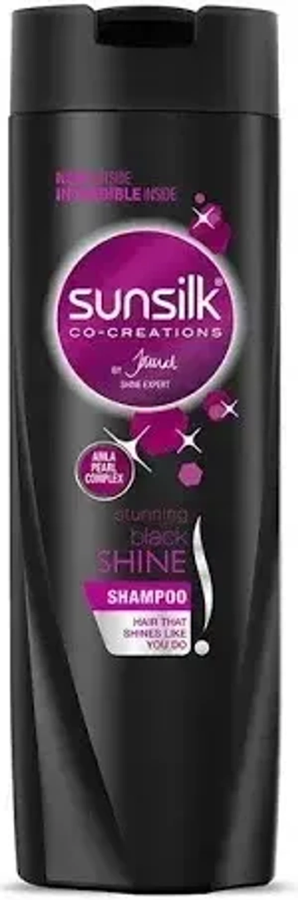 Sunsilk Stunning Black Shine Shampoo+free Pears Bar, 340ml