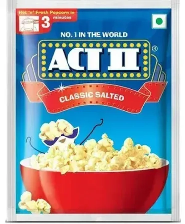 Act Instant Popcorn Classic Salted, 41g