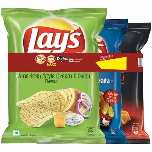 Lay's Potato Chips Pack of 3, 1 pcs