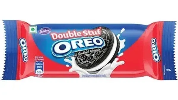 Cadbury Oreo Double Stuf Cr�me Vanilla Biscuit, 60g