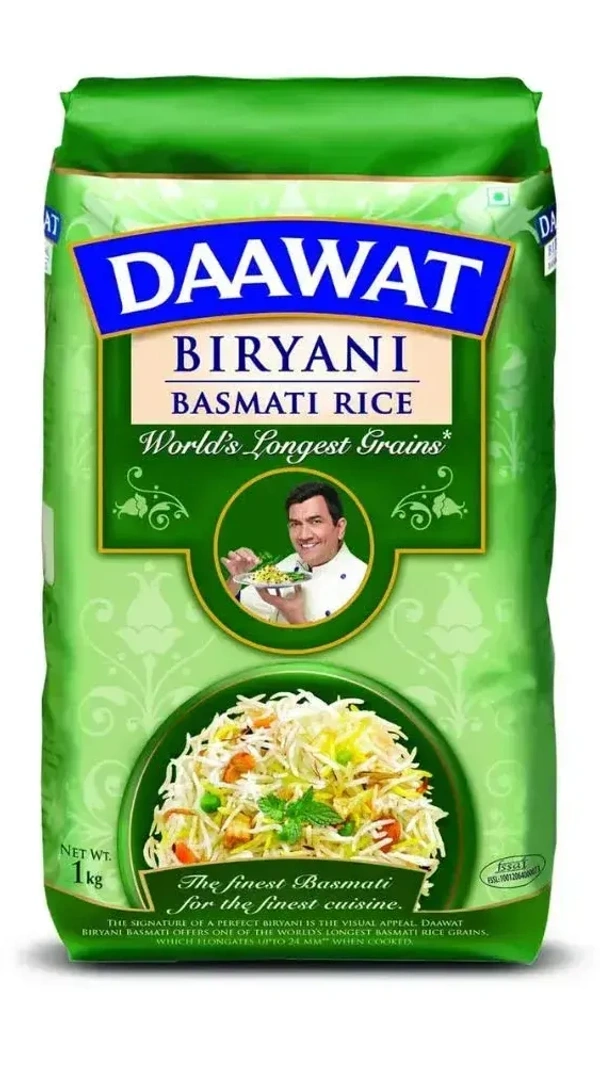 Daawat Biriyani Basmati Rice, 1 kg