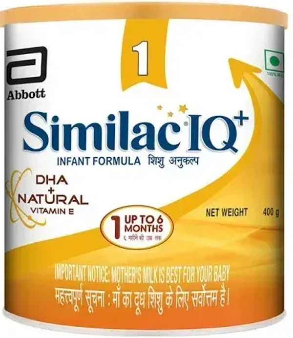 Similac IQ+Stage 1 Dha+Natural Vitamin E, 400g