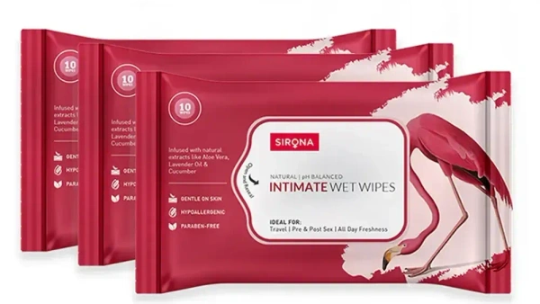 Sirona Multi Use Wet Wipes (3 Pack of 10 Each), 30 wipes